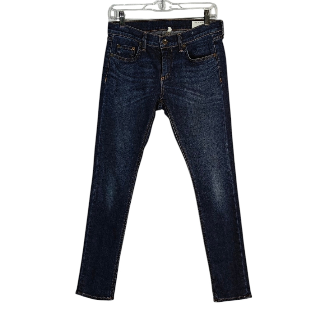 rag & bone Women's Skinny Jeans - Dark Indigo Wash